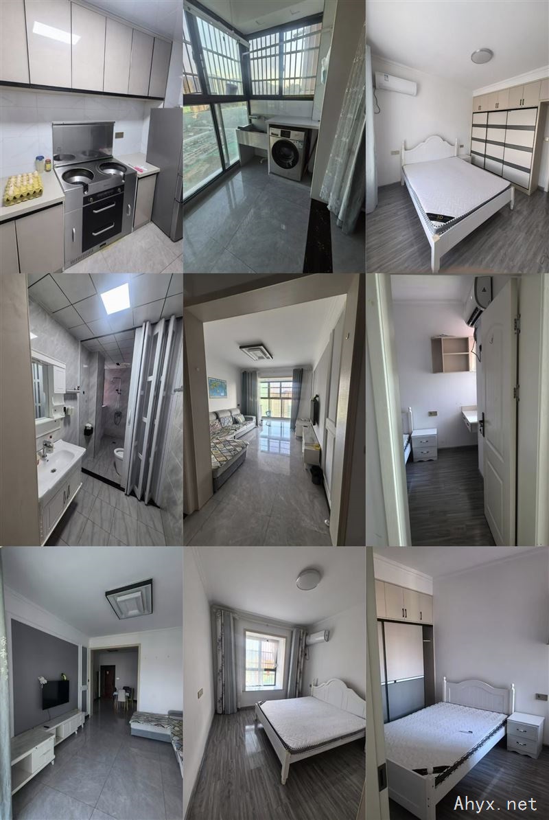 岳西中洲小学对面小区，房东直租，家电齐全，两室两厅一厨一卫